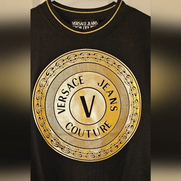 Versace Jeans Collection Black and Gold Top - Picture 9 of 9